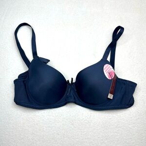 Sofra Bra 34c 34 C new with tags nwt teal blue green 3 hooks for support
